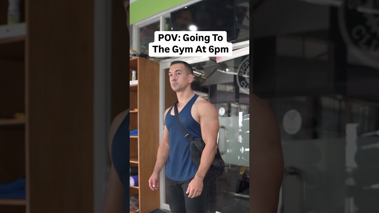 Going to the gym at 6pm…