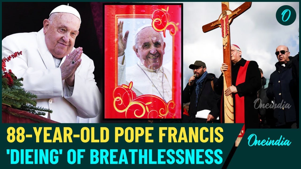 Pope Francis’ Health takes U-Turn: Severe Breathing Difficulties, Vomiting, Double Pneumonia Battle