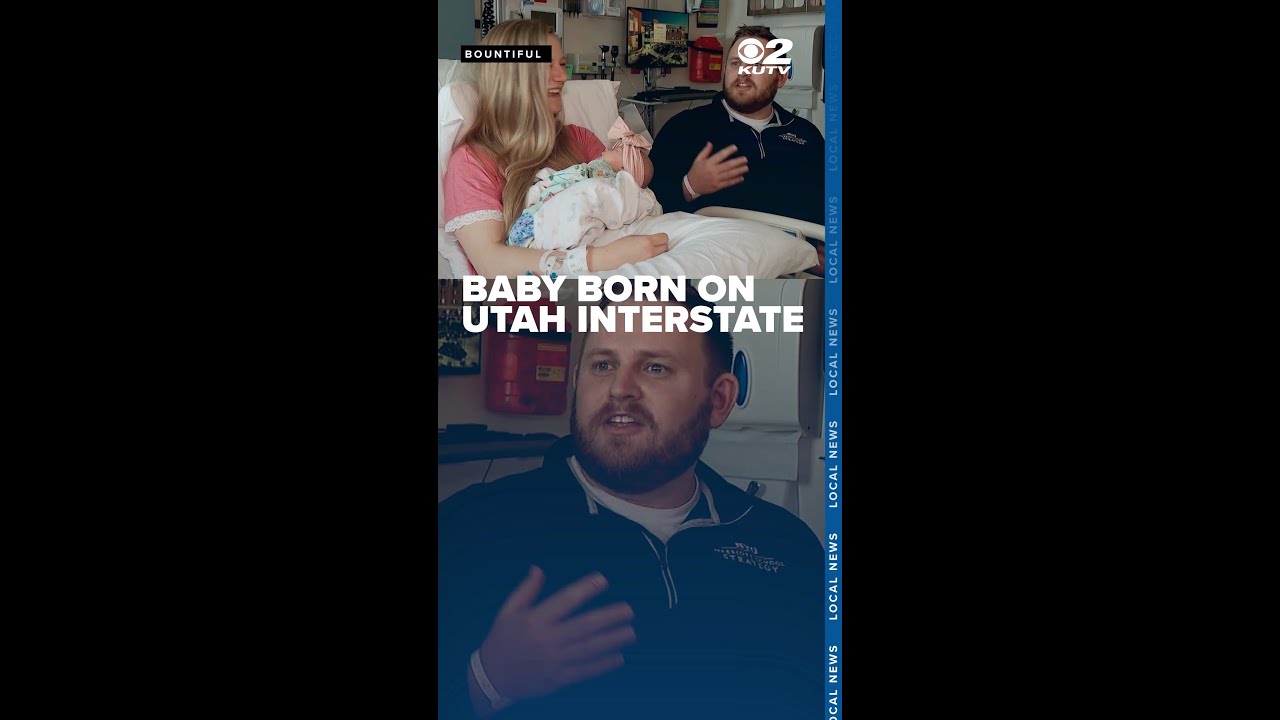 Utah mom speaks about giving birth on I-15 in Davis County on way to hospital