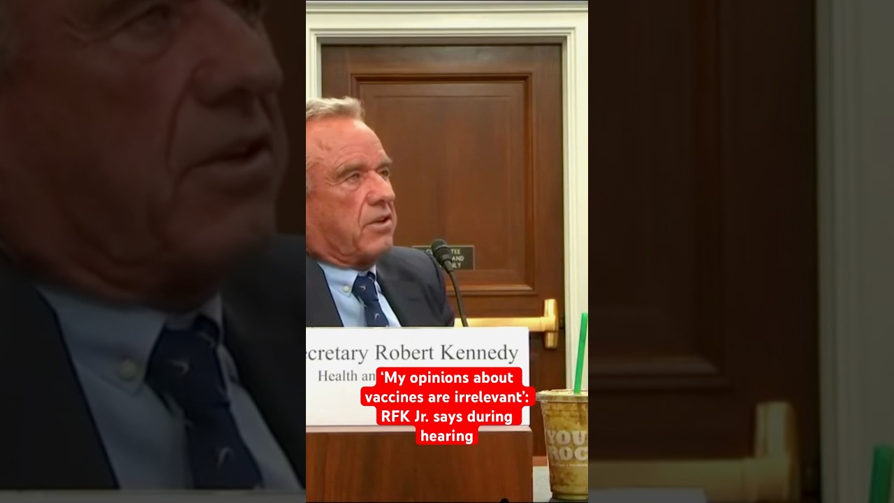 ‘My opinions about vaccines are irrelevant’: RFK Jr. says during hearing #news (Via: CNN)