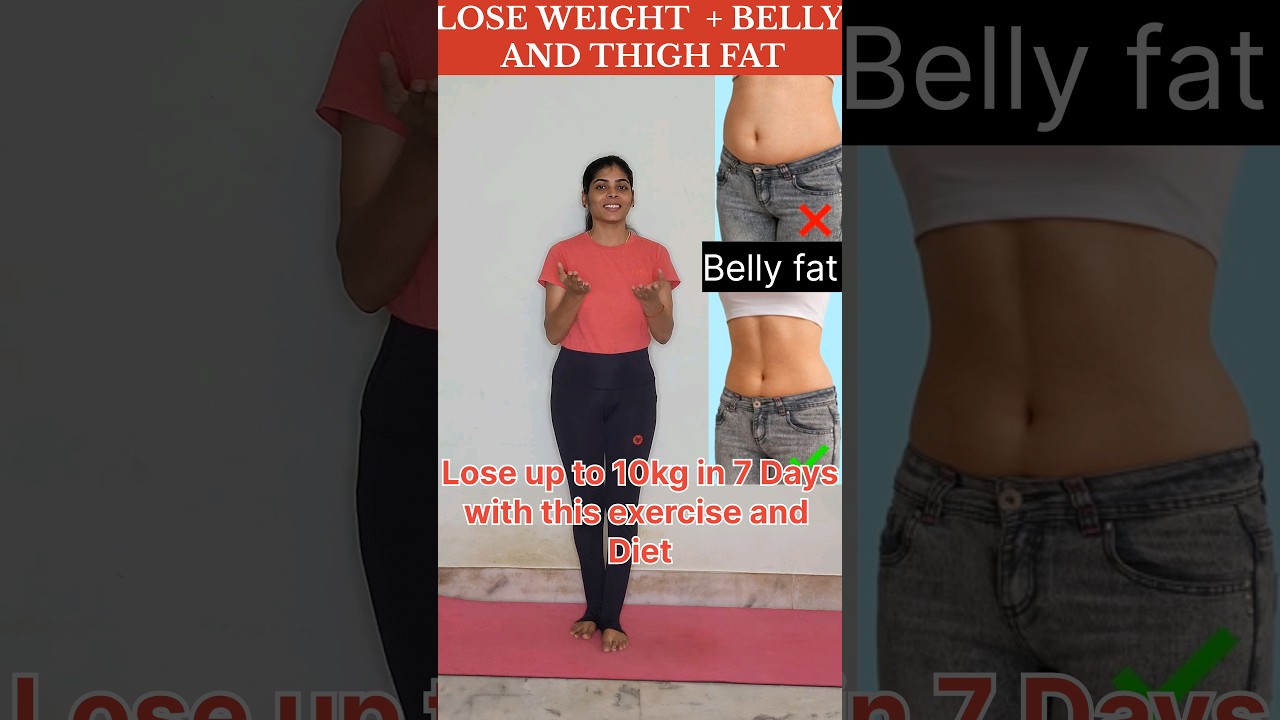 #fitness #exercise #thighfat #bellyfat #weightloss #fatloss #shorts #viralvideo #bestexercise