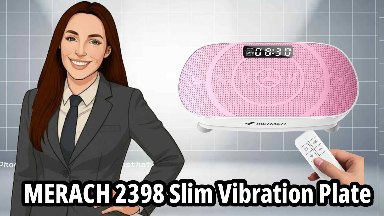 Best Vibration Plate for Fitness, Recovery, and burning more calories MERACH Slim Vibration Plate