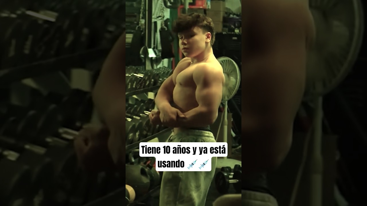 Tiene 10 años y ya es consumidor #gym #fitness #bodybuilding #culturismo