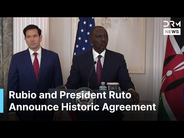 US Secretary Rubio Signs Historic Health Framework Agreement with Kenya’s President Ruto | AC1G