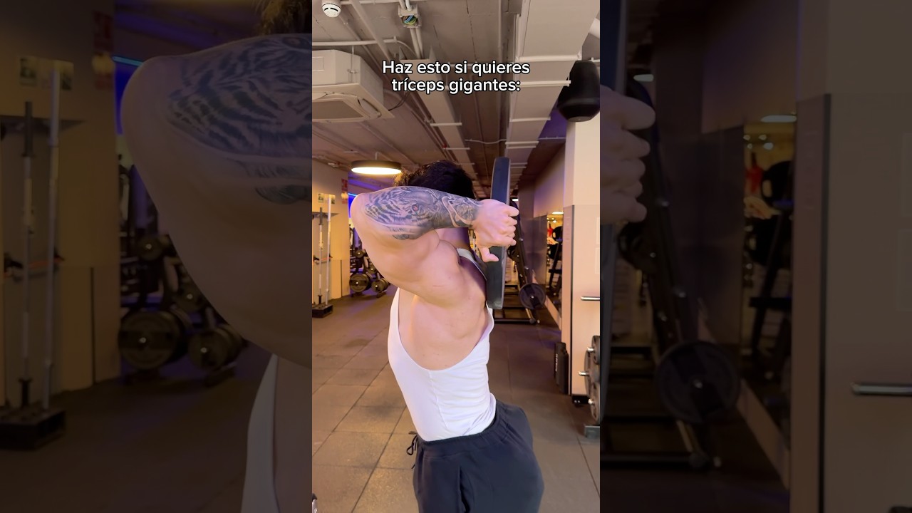Si Quieres Tríceps Haz Esto #fitness
