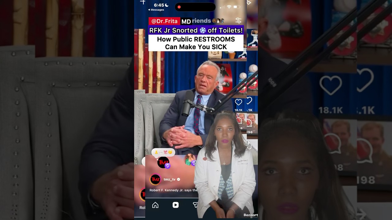 RFK Jr’s Toilet Seat Confession Exposes The REAL Bathroom Danger #health #drfrita