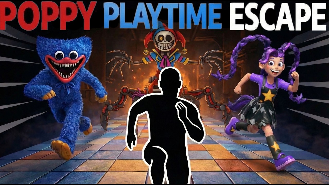 High Quality Immersive Interactive Warm Up | Poppy Playtime Run | Viral Fitness Game | FULL