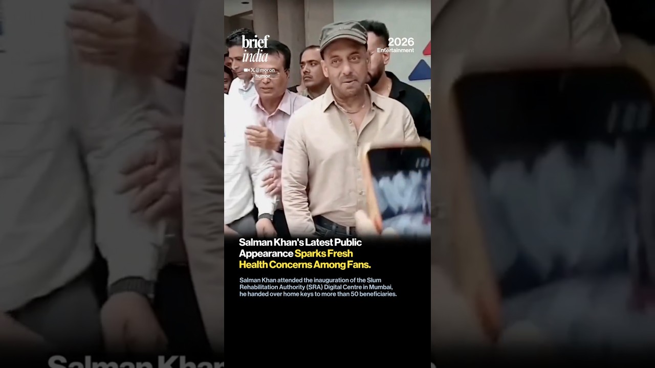 Salman Khan’s Latest Public Appearance Sparks Fresh Health Concerns Among Fans.