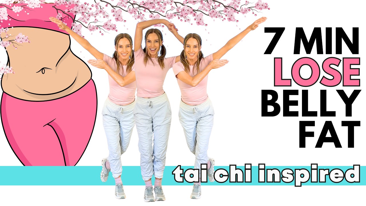 7 Minute Tai Chi Inspired Weight Loss Workout –  Exercises to Lose Belly Fat  – by Lucy Wyndham-Read