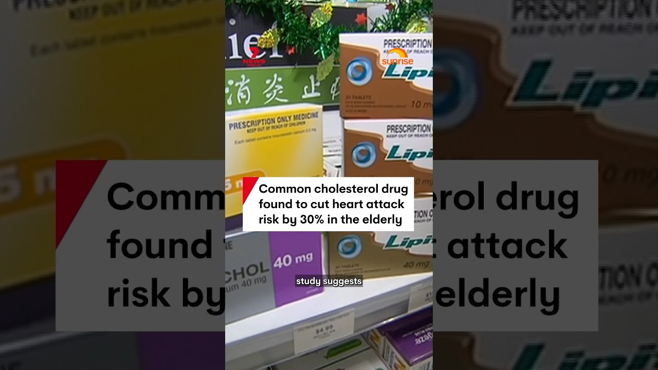 Common cholesterol drug found to cut heart attack risk by 30% in the elderly