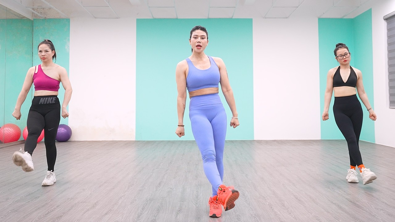 35-MIN LOSE BELLY FAT | Aerobic Dance Exercise To Lose Weight FAST | Eva Fitness