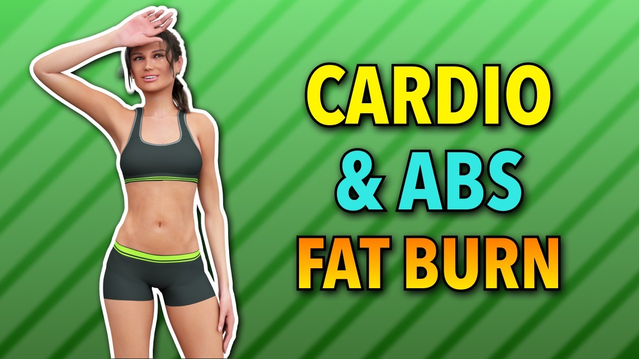 20-Min Fast-Paced Cardio & Abs Workout to Lose Weight and Burn Belly Fat